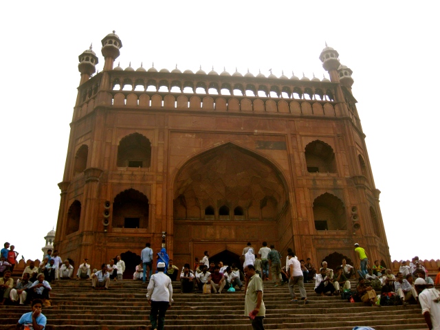 The imposing Jama Masjid.